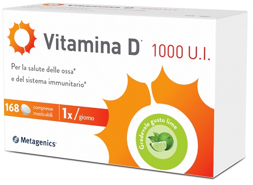VITAMINA D 1000 UI 168 COMPRESSE MASTICABILI - Farmasanitas 
