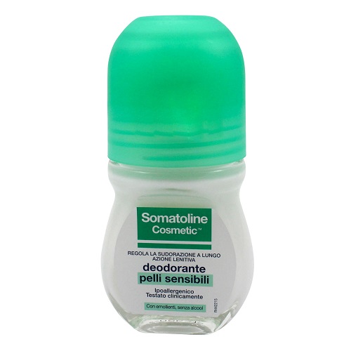 SOMATOLINE COSMETIC DEODORANTE ROLL ON PELLI SENSIBILI 50 ML - Farmasanitas 
