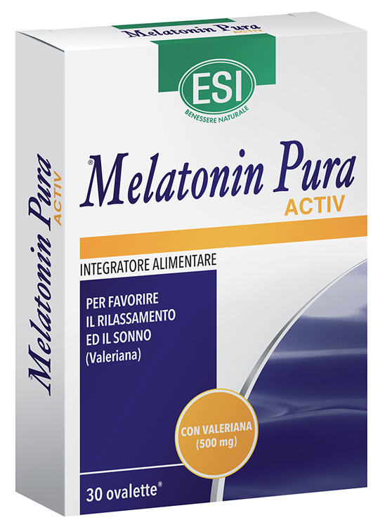 ESI MELATONIN PURA ACTIV 30 OVALETTE - Farmasanitas 