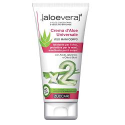 ALOEVERA2 CREMA D'ALOE UNIVERSALE VISO MANI E CORPO 75 ML - Farmasanitas 