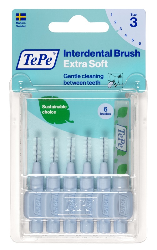 TEPE SCOVOLINO XSOFT BLU 0,6 MM 6 PEZZI - Farmasanitas 