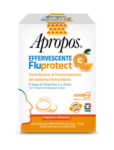 APROPOS FLUPROTECT EFFERVESCENTE C 20 COMPRESSE - Farmasanitas 
