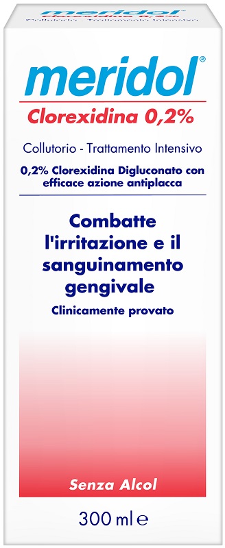 MERIDOL CLOREXIDINA 0,2% COLLUTORIO 300 ML - Farmasanitas 