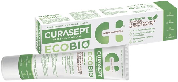 CURASEPT PHARMADENT ECOBIO DENTIFRICIO 75 ML - Farmasanitas 
