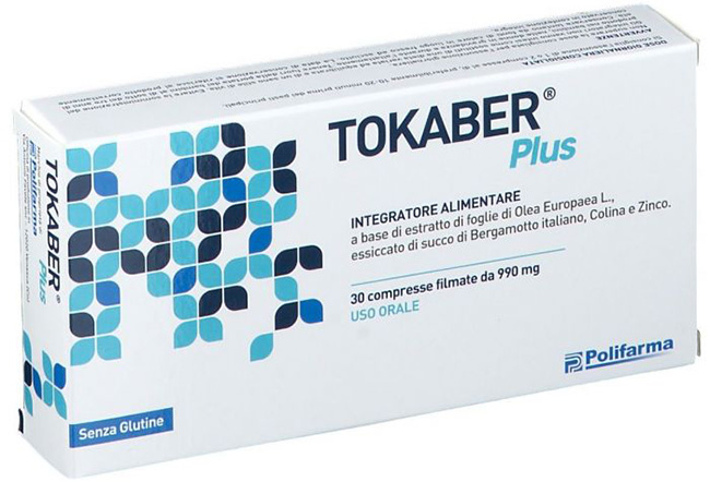 TOKABER PLUS 990MG 30 COMPRESSE - Farmasanitas 