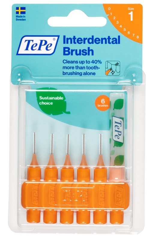 TEPE SCOVOLINO ARANCIONE 0,45 MM 6 PEZZI - Farmasanitas 