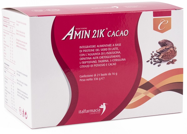 AMIN 21K CACAO 336 G - Farmasanitas 