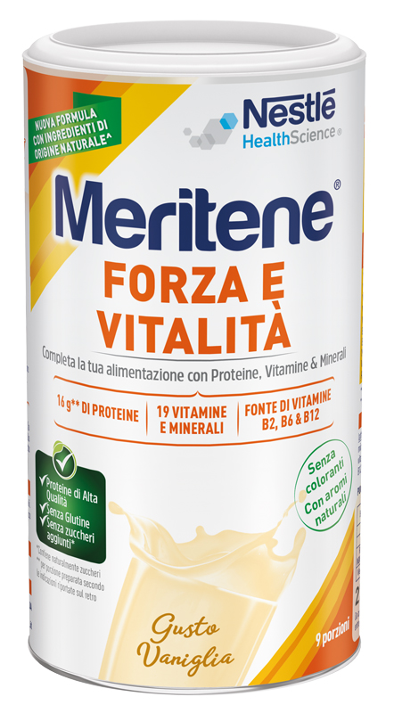 MERITENE FORZA E VITALITA' VANIGLIA 270 G - Farmasanitas 