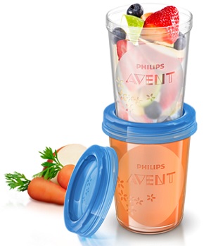 AVENT VASETTI VIA COPERCHIO 240 ML 5 PEZZI - Farmasanitas 