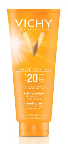 IDEAL SOLEIL LATTE SPF20 300 ML - Farmasanitas 