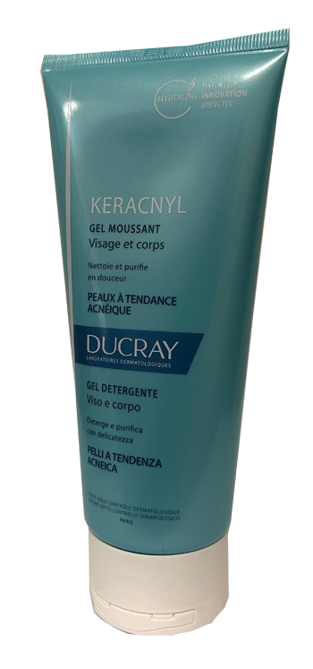 KERACNYL GEL MOUSSANT VISO CORPO 200 ML - Farmasanitas 