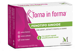 TORNA IN FORMA FENOTIPO GINOIDE 30 COMPRESSE - Farmasanitas 