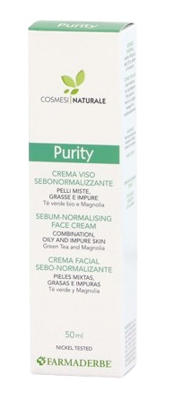 PURITY CREMA VISO SEBONORMALIZZANTE 50 ML - Farmasanitas 