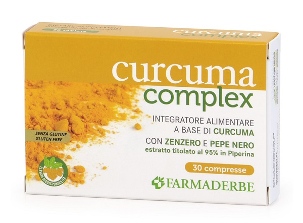 CURCUMA COMPLEX 30 COMPRESSE - Farmasanitas 