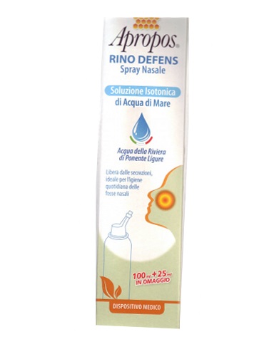 APROPOS RINO DEFENS SOLUZIONE ISOTONICA 125 ML - Farmasanitas 