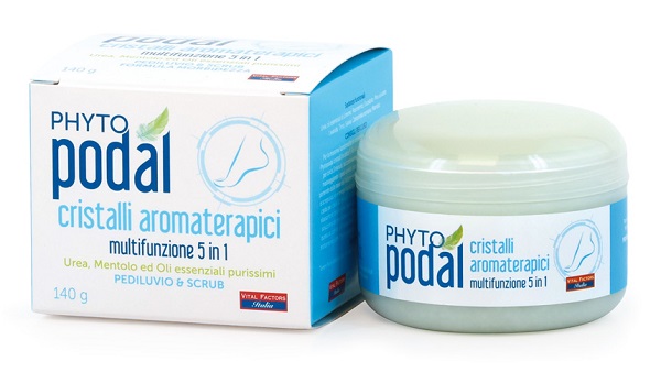PHYTOPODAL MULTIFUNZIONE 5 IN 1 CRISTALLI AROMATERAPICI 140 G - Farmasanitas 
