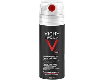 VICHY HOMME DEO AEROSOL 72H 150 ML - Farmasanitas 