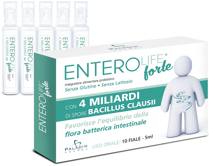 ENTEROLIFE FORTE 4 MILIARDI 10 FIALE DA 5 ML - Farmasanitas 