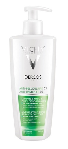 DERCOS SHAMPO ANTIFORFORA GRASSI 390 ML - Farmasanitas 
