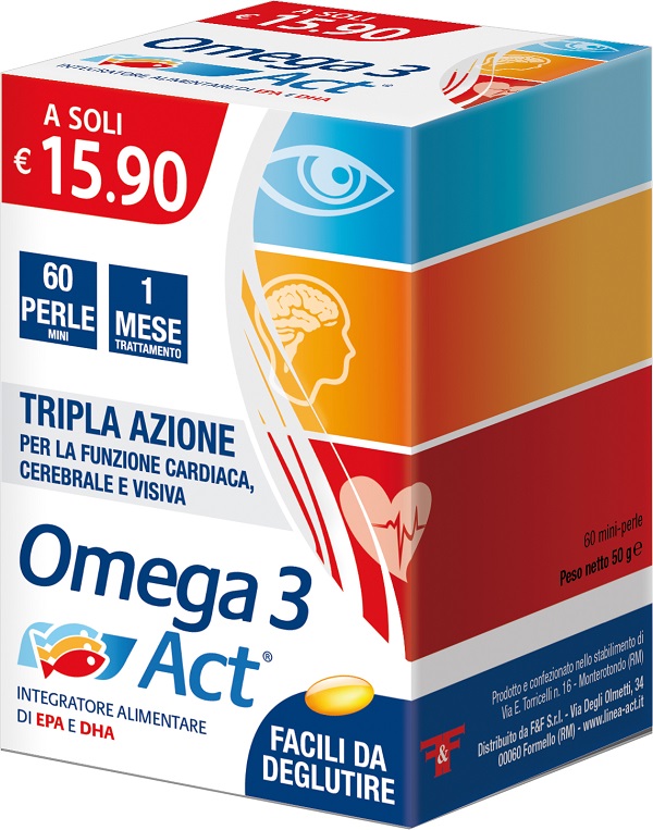 OMEGA 3 ACT 540MG 60 PERLE MINI - Farmasanitas 
