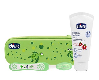 CHICCO SET DENTALE VERDE CON FLUORO - Farmasanitas 