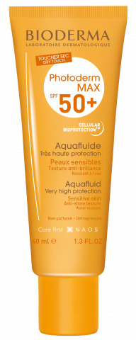 PHOTODERM MAX AQUAFLUID NP FLUIDO SOLARE SPF 50+ UVA 24 40 ML - Farmasanitas 