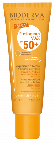 PHOTODERM MAX AQUAFLUIDE TINTED NP FLUIDO SOLARE SPF 50+ UVA 26 40 ML - Farmasanitas 