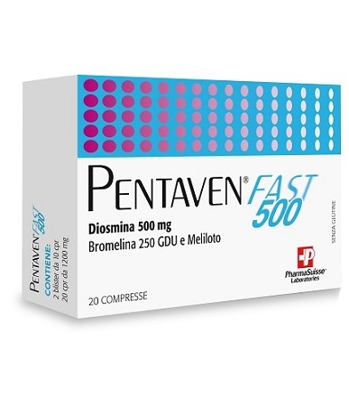 PENTAVEN FAST 500 20 COMPRESSE - Farmasanitas 