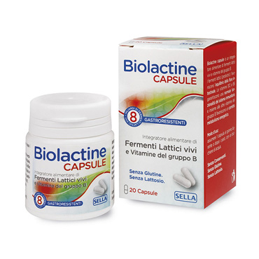 BIOLACTINE FERMENTI + VITAMINE 20 CAPSULE - Farmasanitas 