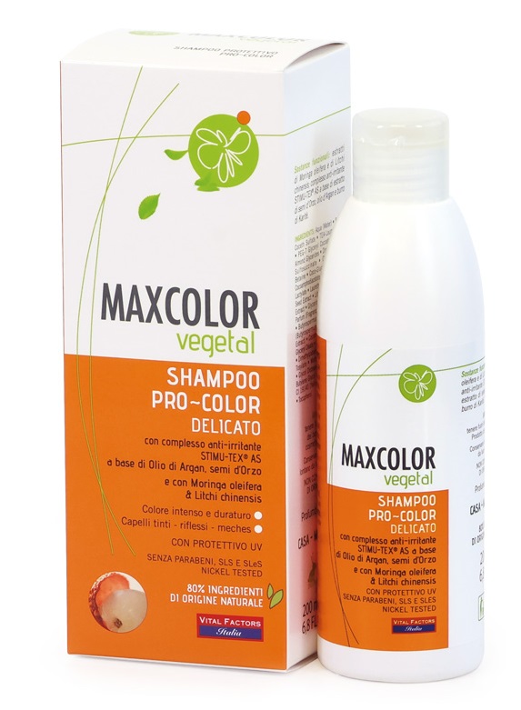 MAXCOLOR VEGETAL SHAMPOO PROTETTIVO PROCOLOR 200 ML - Farmasanitas 