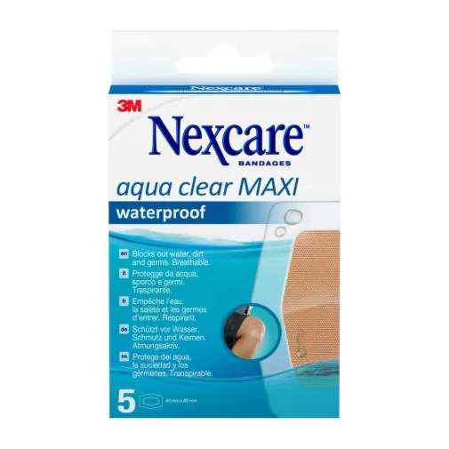 CEROTTO NEXCARE AQUA 360 60X89 MAXI 5 PEZZI - Farmasanitas 