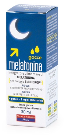 MELATONINA GOCCE 30 ML - Farmasanitas 