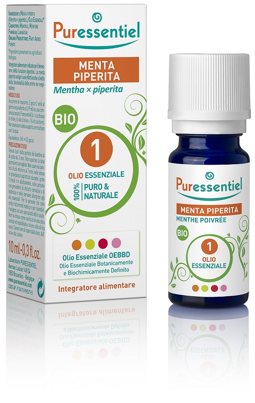 PURESSENTIEL MENTA PIPERITA OLIO ESSENZIALE BIO 10 ML - Farmasanitas 