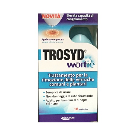 TROSYD WORTIE CRIOGENIZZANTE VERRUCHE COMUNI/PLANTARI 50 G - Farmasanitas 