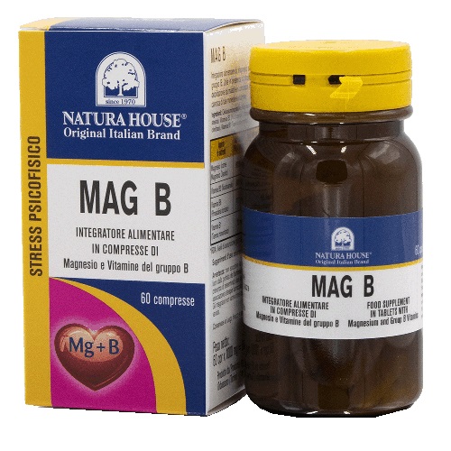 NH MAG B MAGNESIO + VITAMINE GRUPPO B 60 COMPRESSE - Farmasanitas 