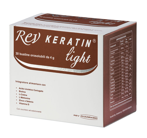 REV KERATIN LIGHT 30 BUSTE 120 G - Farmasanitas 