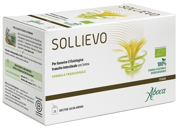 SOLLIEVO TISANA BIO 20 FILTRI DA 2,2 G - Farmasanitas 
