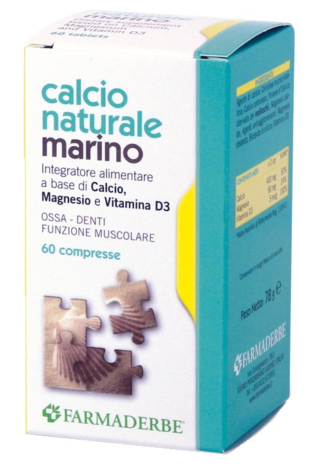SALCIO NATURALE MARINO 60 COMPRESSE - Farmasanitas 