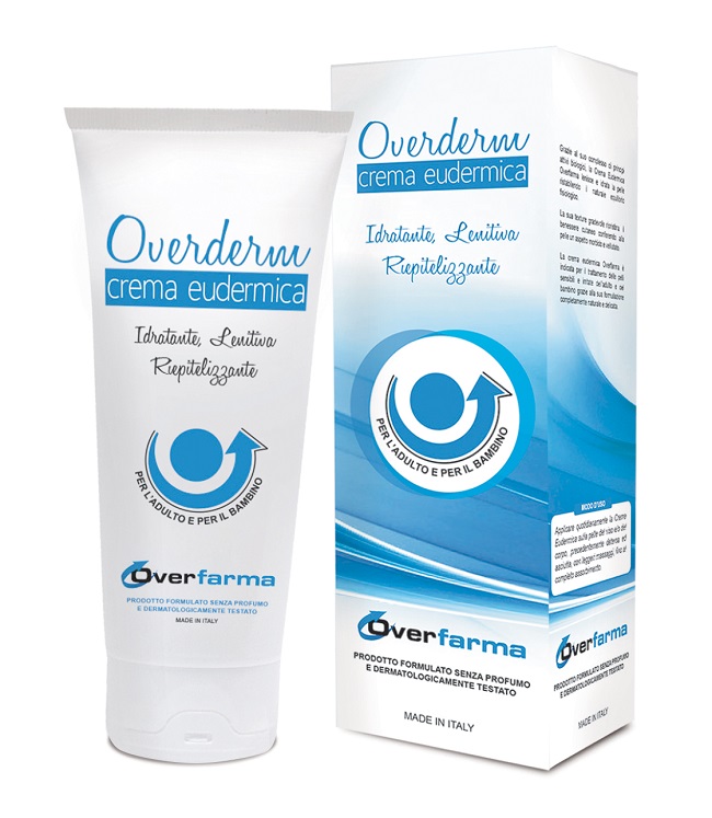 OVERDERM CREMA EUDERMICA IDRATANTE LENITIVA PER ADULTI E BAMBINI 75 ML - Farmasanitas 
