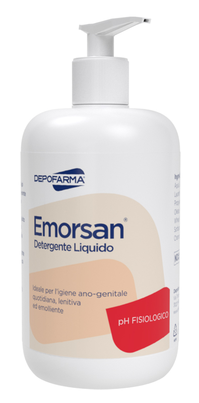EMORSAN DETERGENTE LIQUIDO IGIENE ANO-GENITALE PH FISIOLOGICO 500 ML - Farmasanitas 