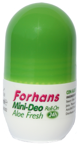 FORHANS MINI DEO ALOE FRESH 20 ML - Farmasanitas 