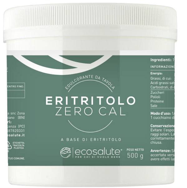ERITRITOLO ZERO CAL 500 G - Farmasanitas 
