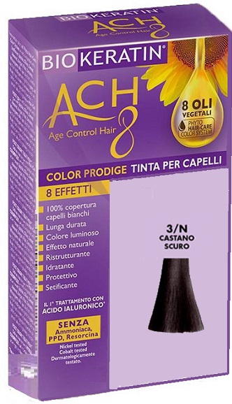 BIOKERATIN ACH8 COLOR PRODIGE 3/N CASTANO SCURO - Farmasanitas 