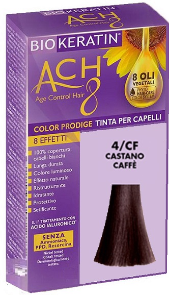 BIOKERATIN ACH8 COLOR PRODIGE 4/CF CASTANO CAFFE' - Farmasanitas 