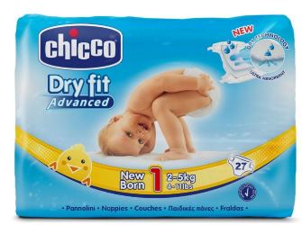 CH DRY FIT ADVANCE NEW BORN 27 PEZZI - Farmasanitas 