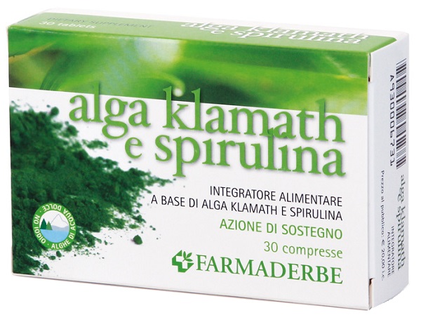 ALGA KLAMATH E SPIRULINA 30 COMPRESSE - Farmasanitas 