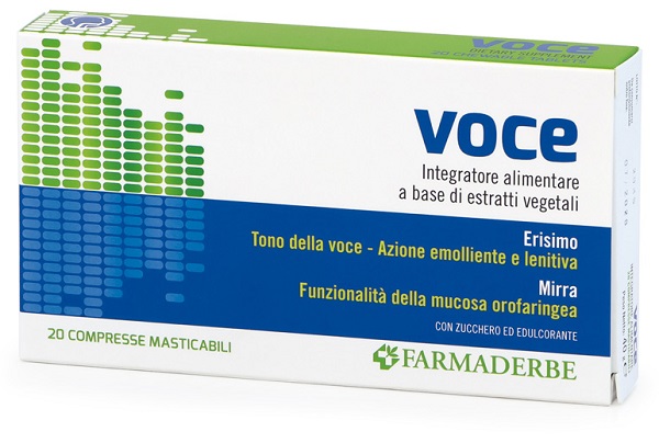 VOCE 20 COMPRESSE MASTICABILI - Farmasanitas 