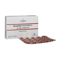 BROMELINA ANGENERICO 20 COMPRESSE RIVESTITE - Farmasanitas 