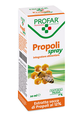 PROPOLI SPRAY ESTRATTO SECCO 12% 20 ML PROFAR - Farmasanitas 