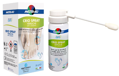 CRIO SPRAY VERRUCHE MASTER-AID FOOTCARE 50 ML E1 - Farmasanitas 